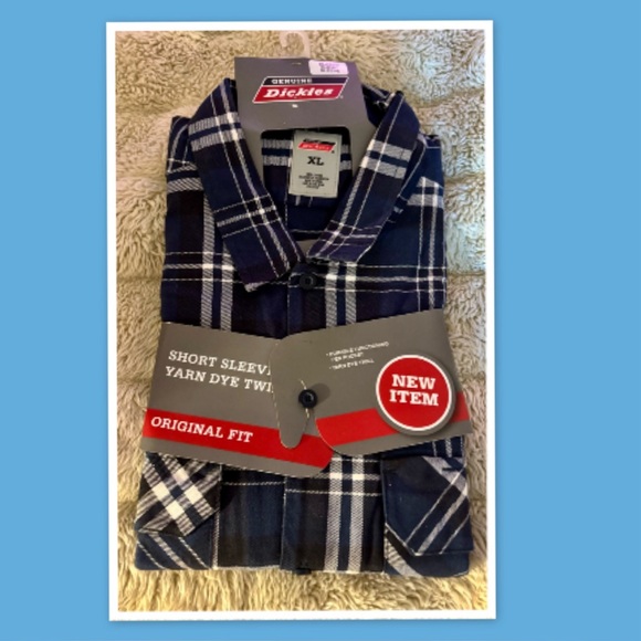 Men’s Genuine Dickies Short Sleeve Shirt - Size XL - Picture 1 of 4